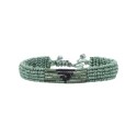 Bracelet César Vert Noir