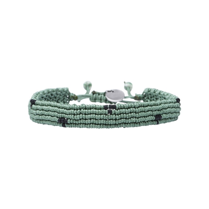 Bracelet César Vert Noir