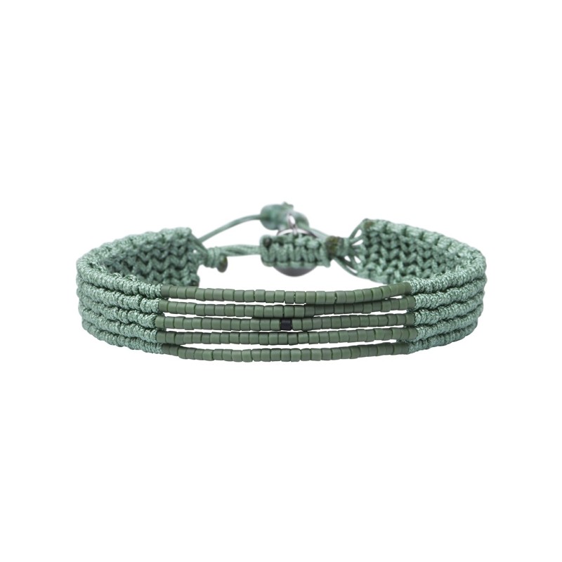 Bracelet César Vert Noir