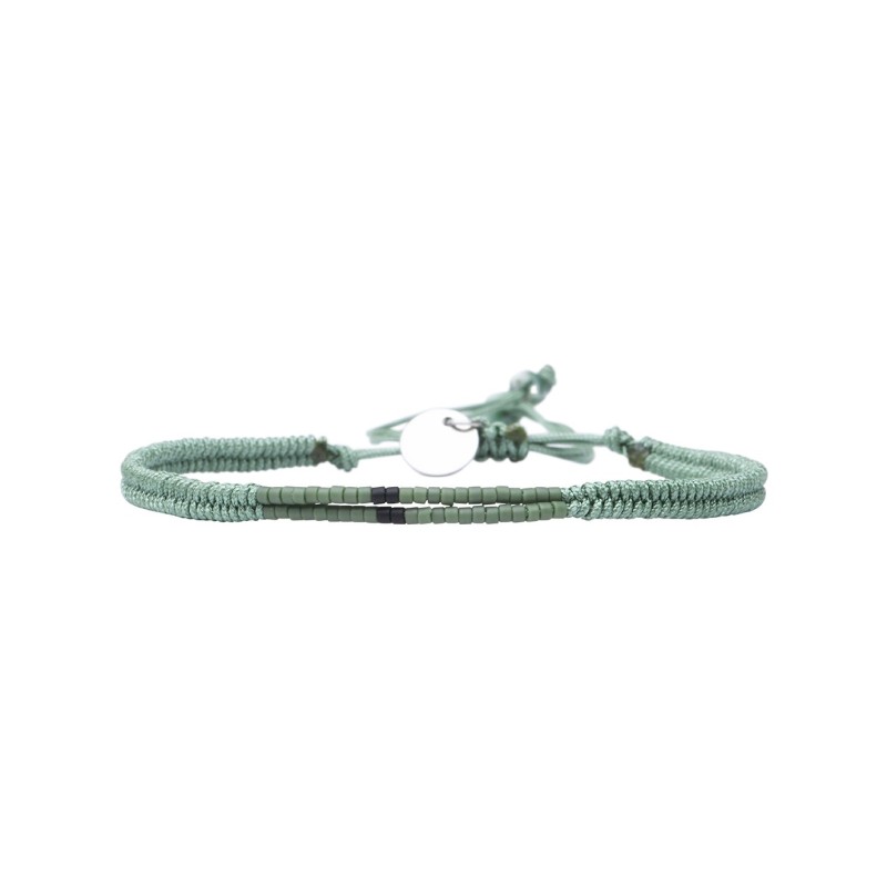 Bracelet César Vert Noir