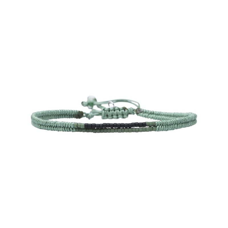 Bracelet César Vert Noir