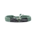 Bracelet César Vert Noir