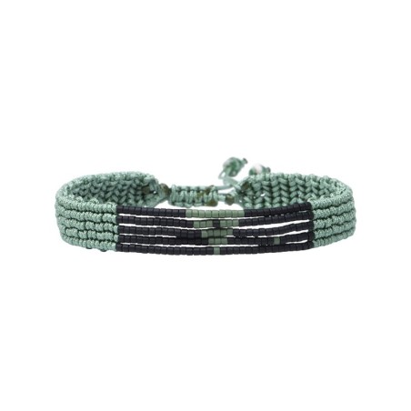Bracelet César Vert Noir