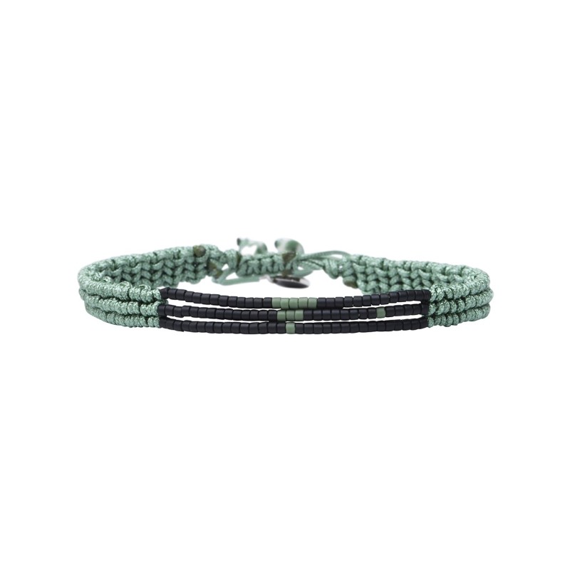 Bracelet César Vert Noir