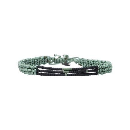 Bracelet César Vert Noir