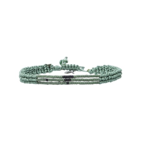 Bracelet César Vert Noir