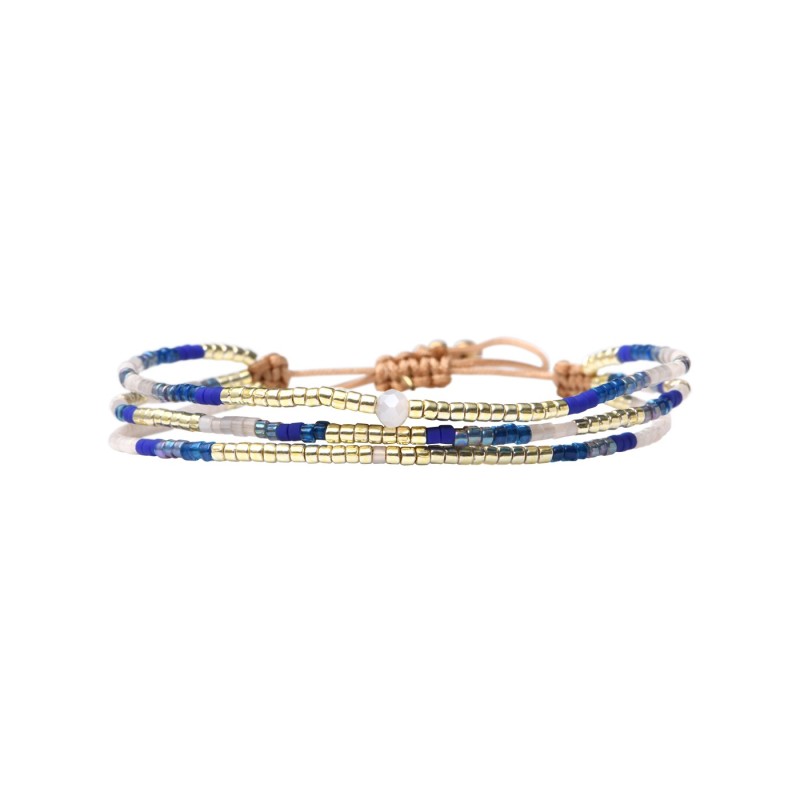 Bracelet Electric blue Agathe