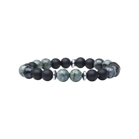 Bracelet Mika onyx Séraphinite