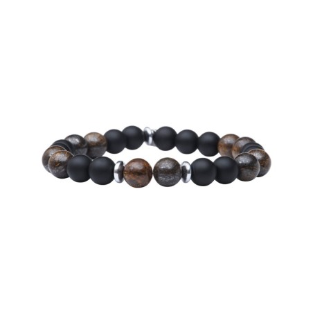 Bracelet Mika onyx Bronzite