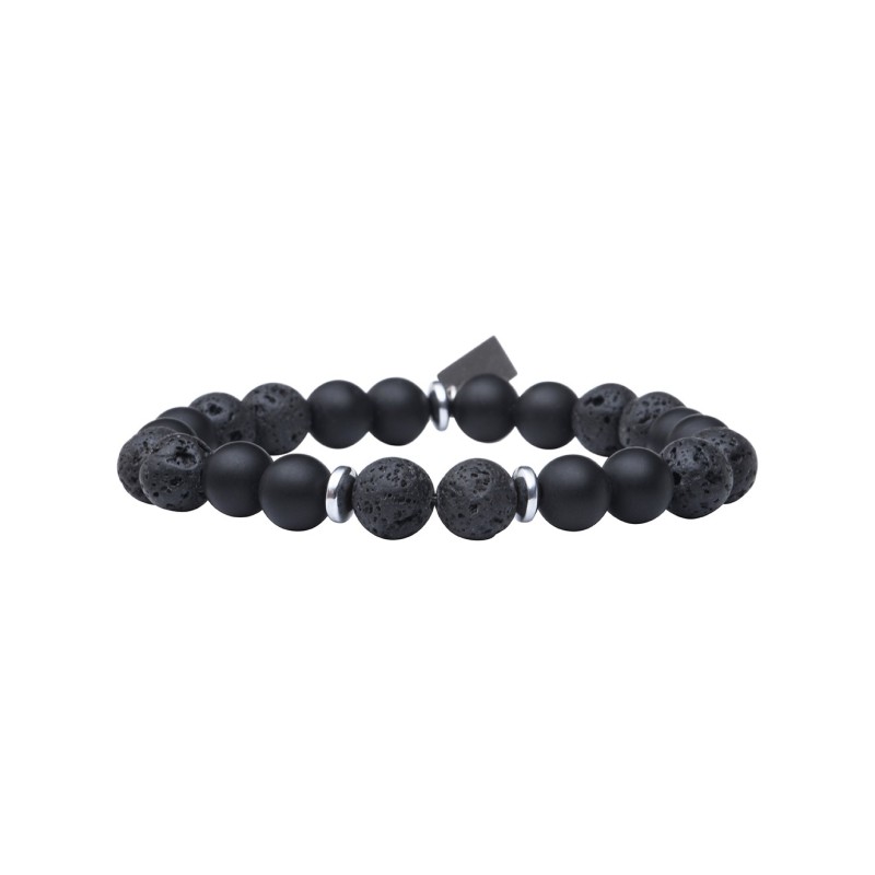 Bracelet Mika onyx Pierre de lave