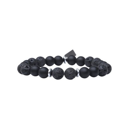 Bracelet Mika onyx Pierre de lave