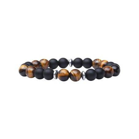 Bracelet Mika onyx Œil de Tigre