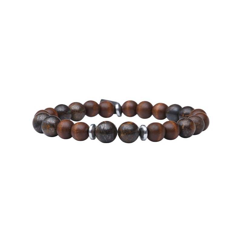 Bracelet Mika wood Bronzite