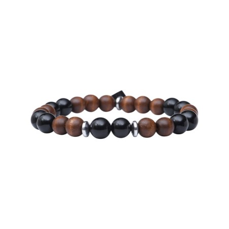 Bracelet Mika wood Onyx