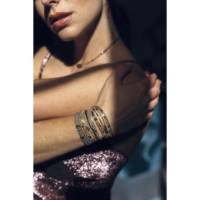 Bracelet Black caviar Olivia