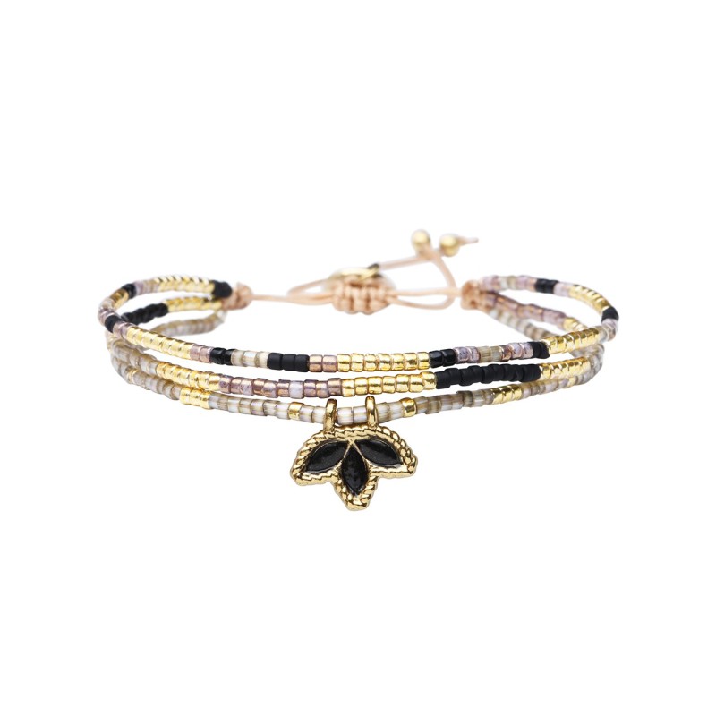 Bracelet Black caviar Tina