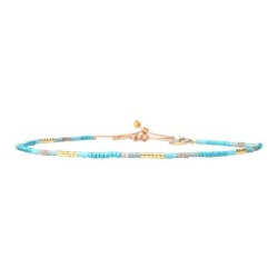 Bracelet de cheville Sonia Blue Maldives fusion