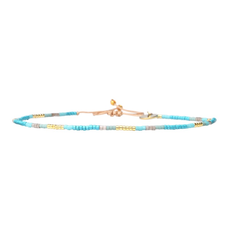 Bracelet de cheville Sonia Blue Maldives fusion