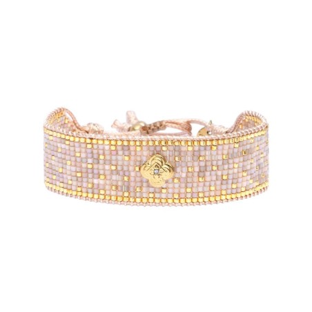 Bracelet Mayssane jungle Bali champagne sieste au soleil