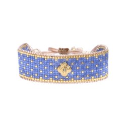 Bracelet Mayssane Santorini bleu Porquerolles