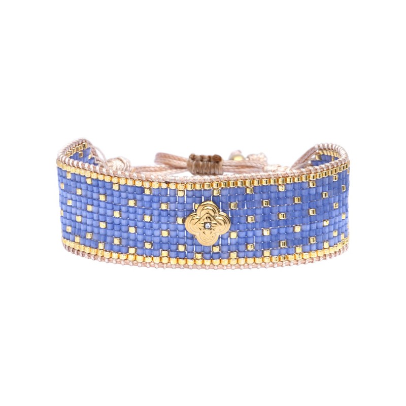 Bracelet Mayssane Santorini bleu Porquerolles