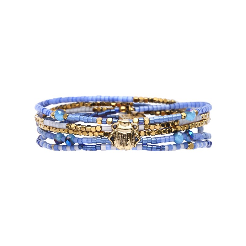 Bracelet Noha Santorini lucky belle Scarabée