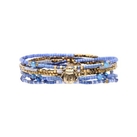 Bracelet Noha Santorini lucky belle Scarabée