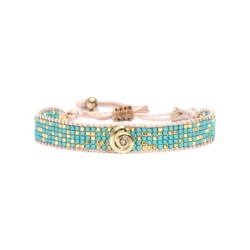 Bracelet Anamé blue Maldives Wild summer Nautile