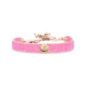 Bracelet Anamé Miami Wild summer Éventail rose fluo