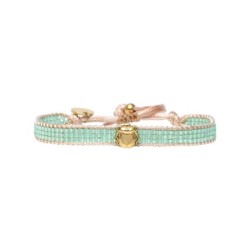 Bracelet Anamé jungle Bali Lucky belle Scarabée