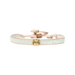 Bracelet Anamé Verde di positano Lucky belle Scarabée