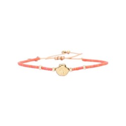 Bracelet Hizya Tulum Wild summer corail
