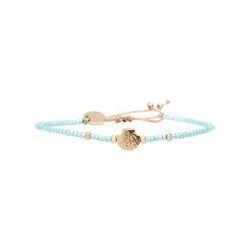 Bracelet Hizya blue Maldives Wild summer bleu vert d'eau