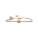Bracelet Hizya Sahara Lucky belle or rose terracota