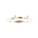 Bracelet Hizya Sahara Lucky belle blanc de sable