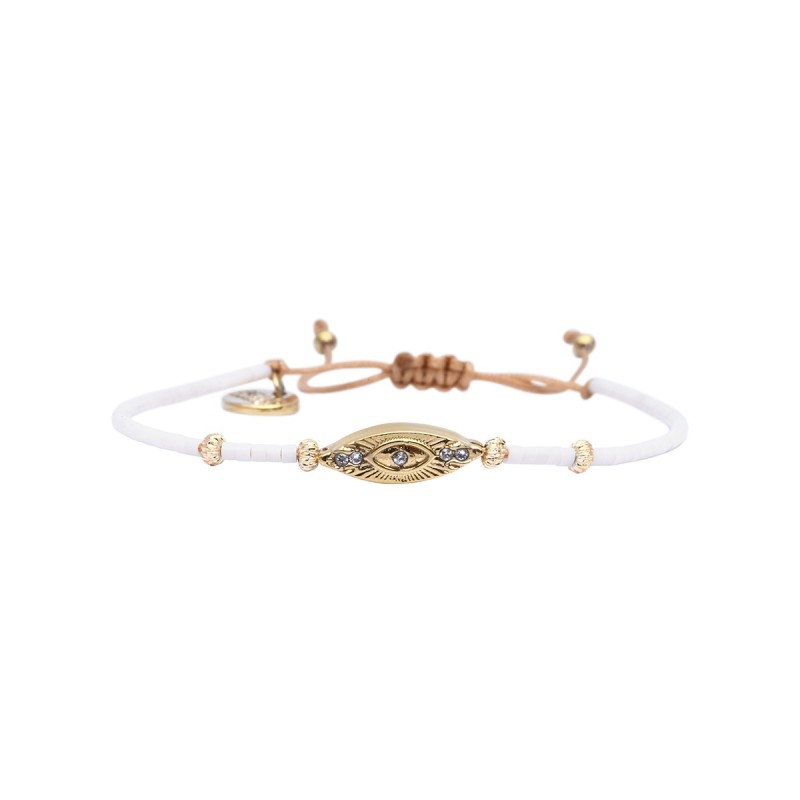 Bracelet Hizya Sahara Lucky belle blanc de sable