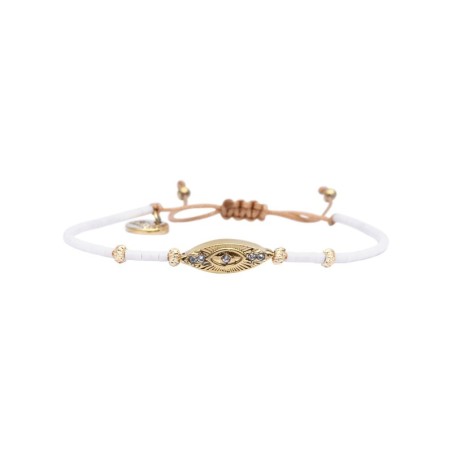 Bracelet Hizya Sahara Lucky belle blanc de sable