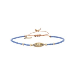 Bracelet Hizya Santorini Lucky belle bleu sortie en mer
