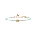 Bracelet Hizya Verde di positano Lucky belle émeraude lustré