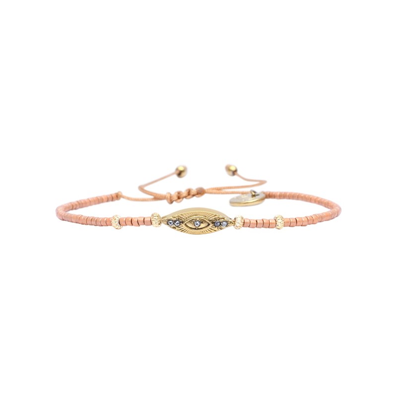 Bracelet Hizya Formentera Lucky belle or rose touchy