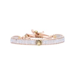 bracelet Solea Santorini Wild summer soie de pêche