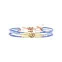 bracelet Solea Santorini Wild summer bleus Porquerolles