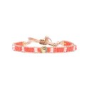 bracelet Solea Tulum Wild summer corail