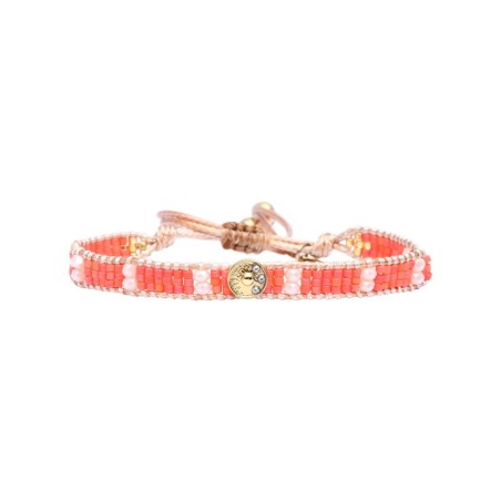 bracelet Solea Tulum Wild summer corail