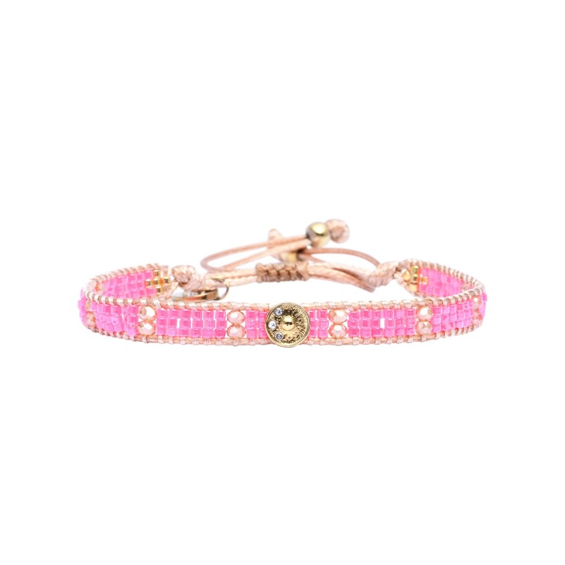 bracelet Solea Miami Wild summer rose fluo