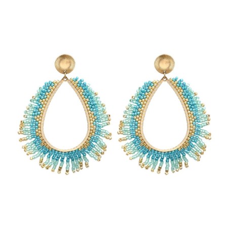 Boucles d'oreilles Maya blue Maldives