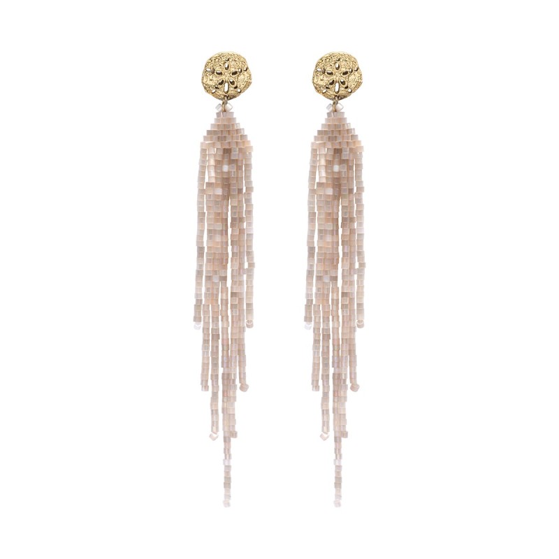 Boucles d'oreilles Giulia blue Maldives