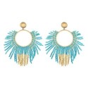 Boucles d'oreilles Isla blue Maldives