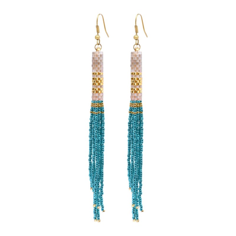 Boucles d'oreilles Bahia blue Maldives