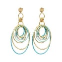 Boucles d'oreilles Cali blue Maldives